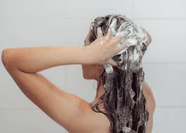 Wash your hair first to prevent conditioner residue on back
