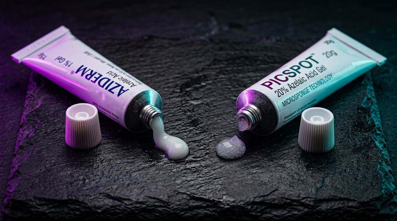 Aziderm vs Picspot Gel Tubes