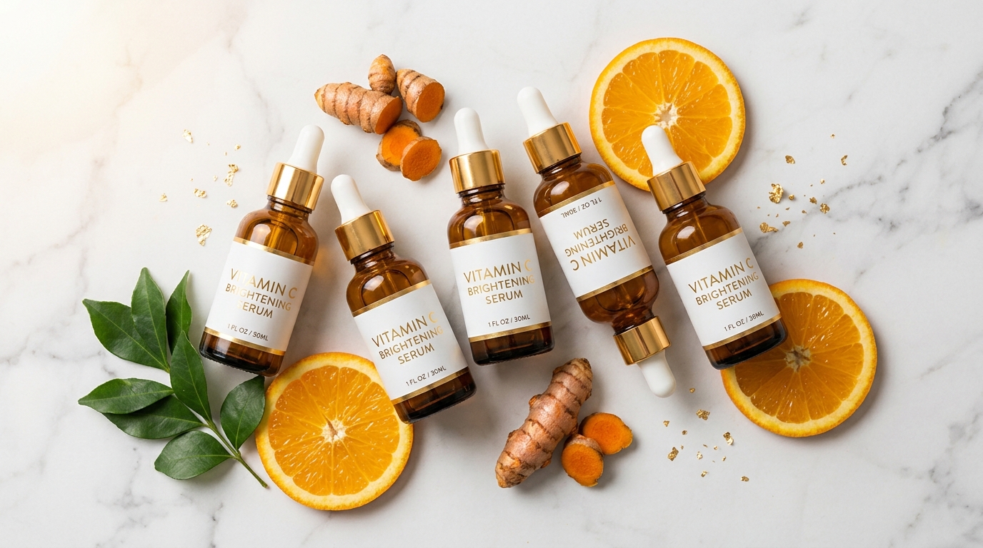 Vitamin C Serum Bottles