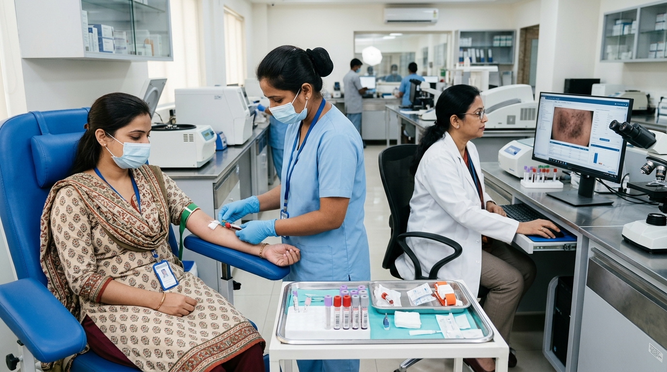 Blood Tests for Skin Pigmentation and Melasma in India