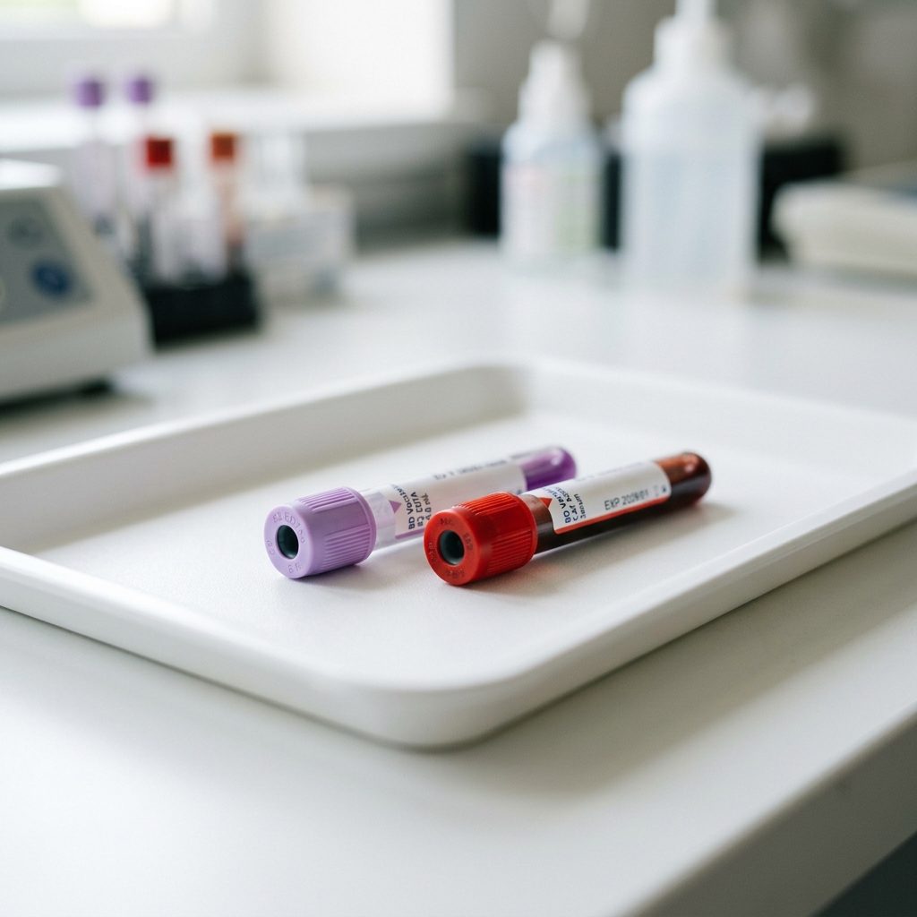 Clinical blood collection vials