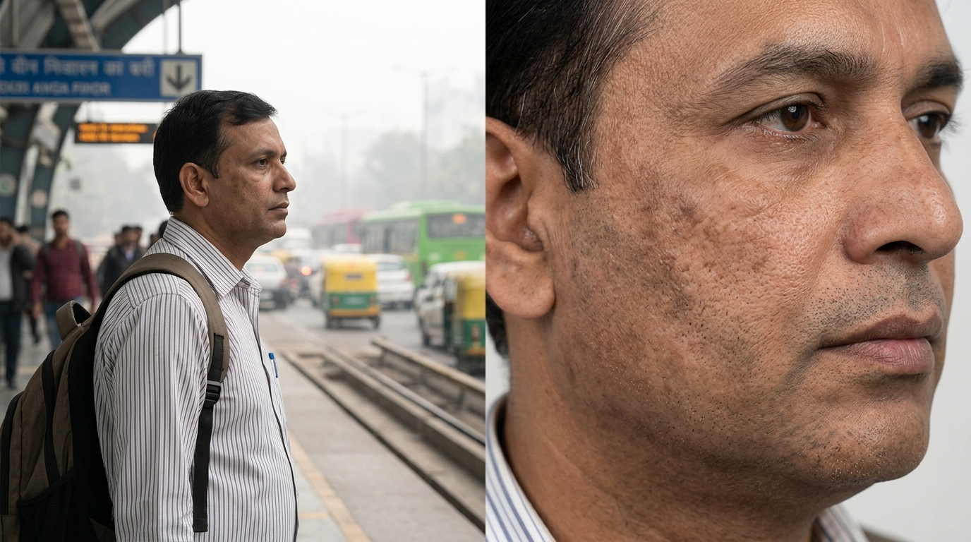 Commuter Pollution and Smog Pigmentation Treatment in India
