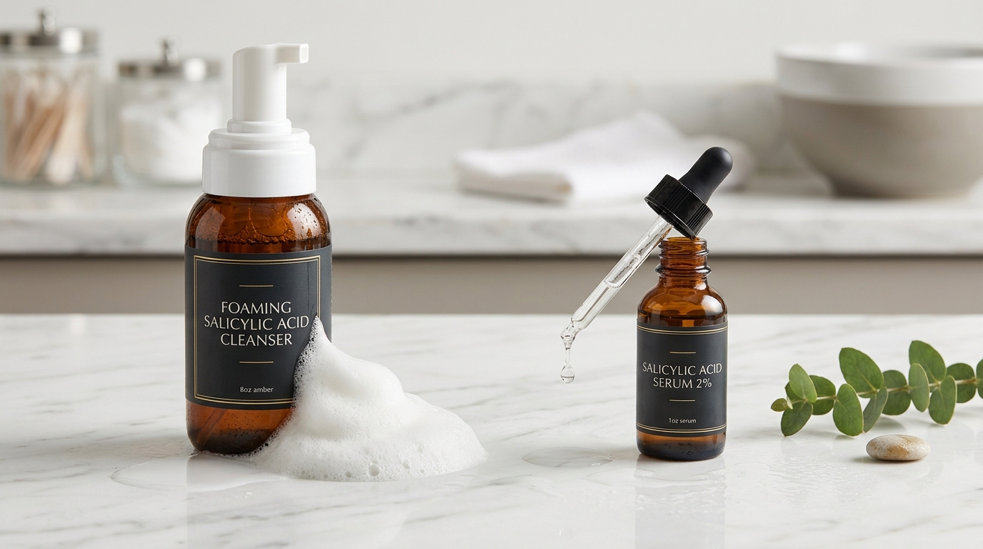 Hypochlorous Acid vs Salicylic Acid Body Spray for Bacne in India