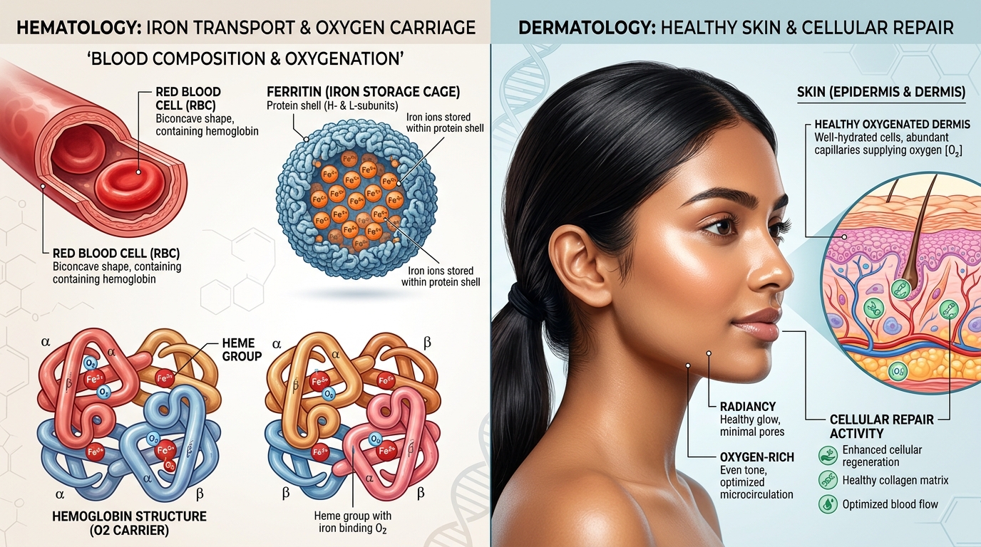 Iron Deficiency & Acne: Ferritin & Serum Iron Panel (India 2026) illustration