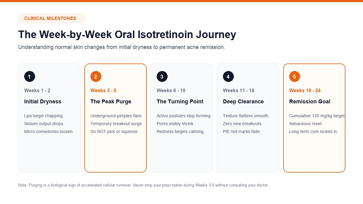 Isotretinoin Purge Timeline Guide