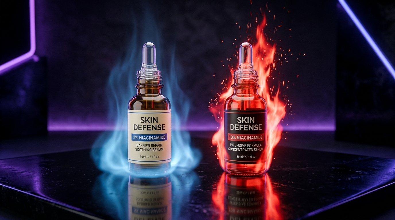 Niacinamide 10% vs 5% Serums