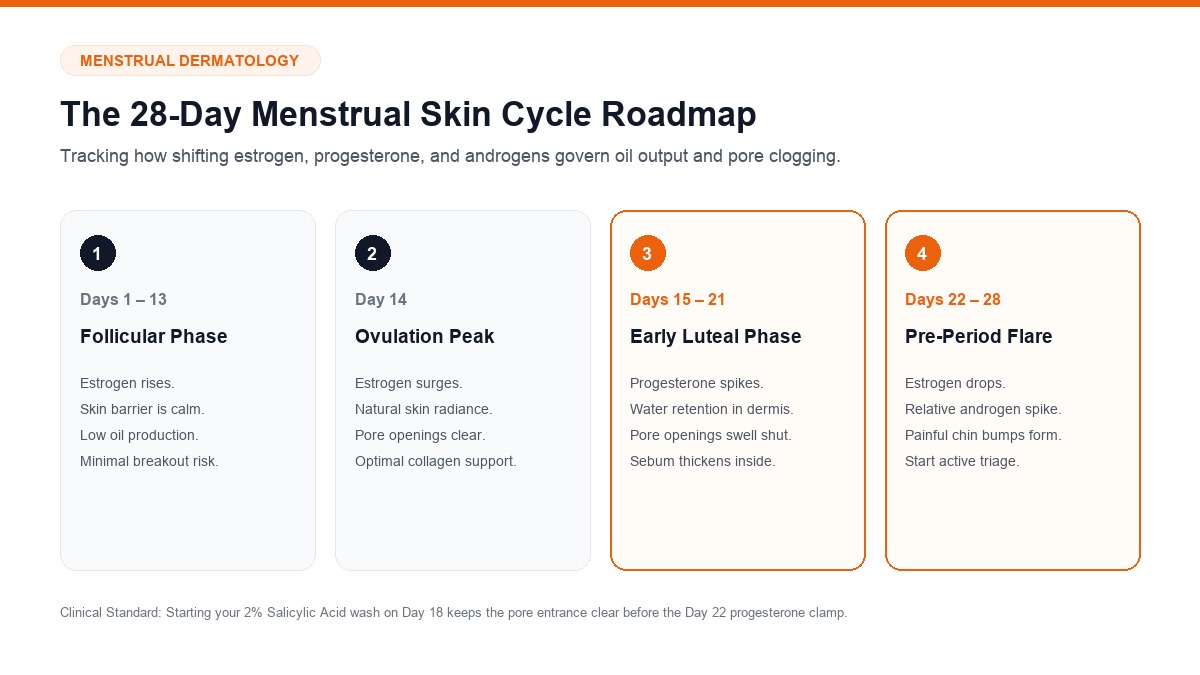 28-Day Menstrual Skin Cycle Guide