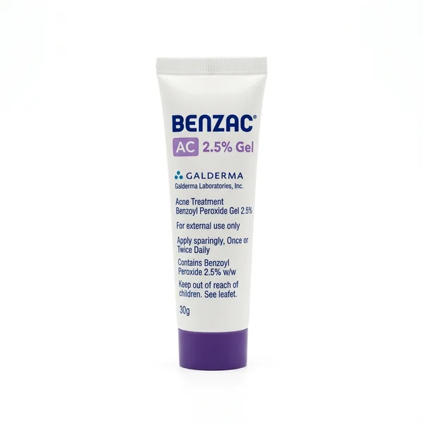 Benzac AC 2.5% Gel 30g tube by Galderma for targeted blemish spots