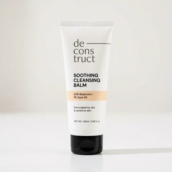 Deconstruct Soothing Cleansing Balm 50g tube with 0.1% bisabolol and oat oil
