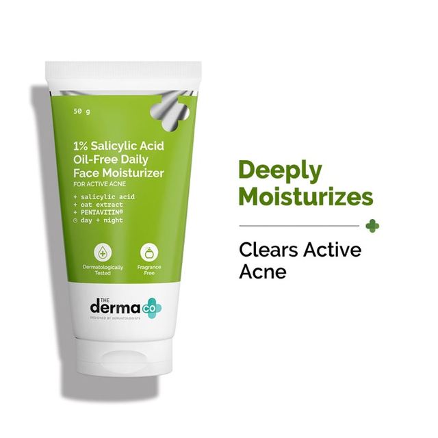 The Derma Co 1% Salicylic Acid Oil-Free Moisturizer product image