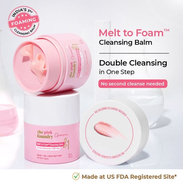 The Pink Foundry Melt to Foam™ Cleansing Balm product image