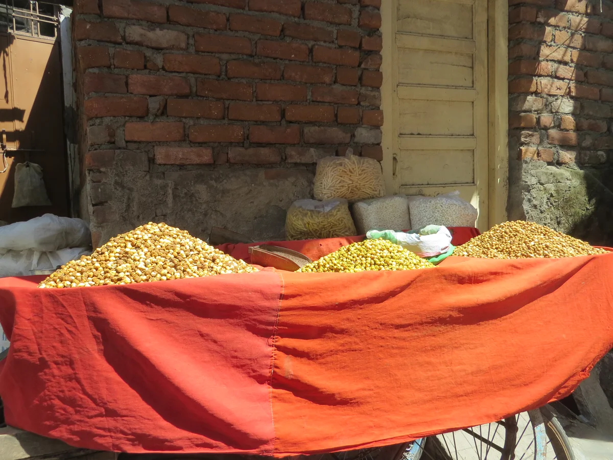 Roasted chana in a bowl