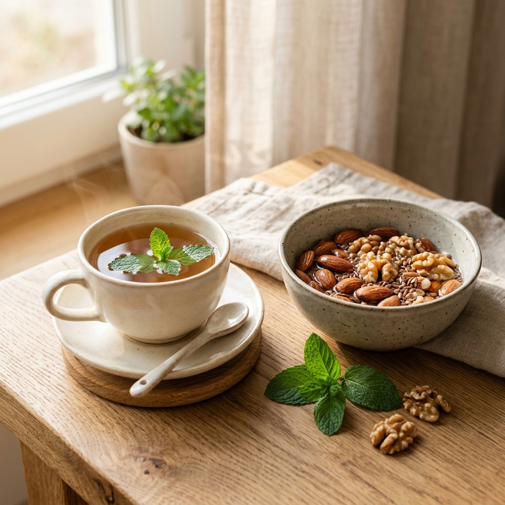 Spearmint Tea for PCOS Hormonal Acne