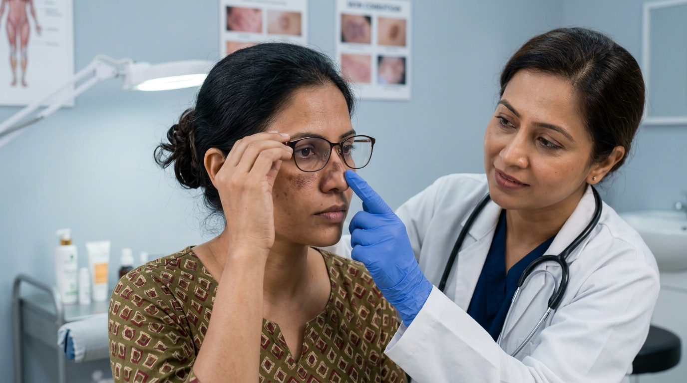 Spectacle Marks on Nose Bridge Treatment in India