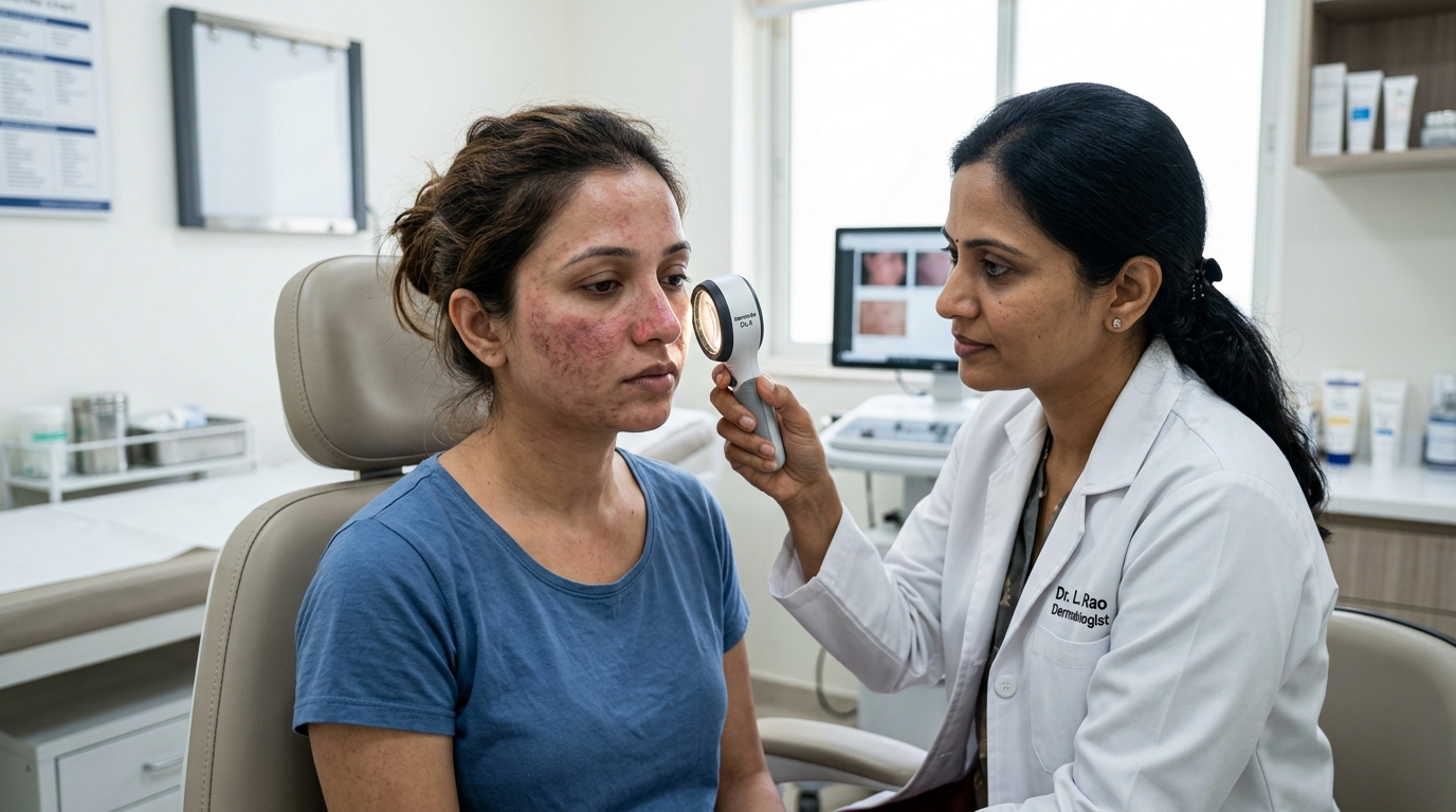Steroid-Induced Facial Pigmentation Treatment in India