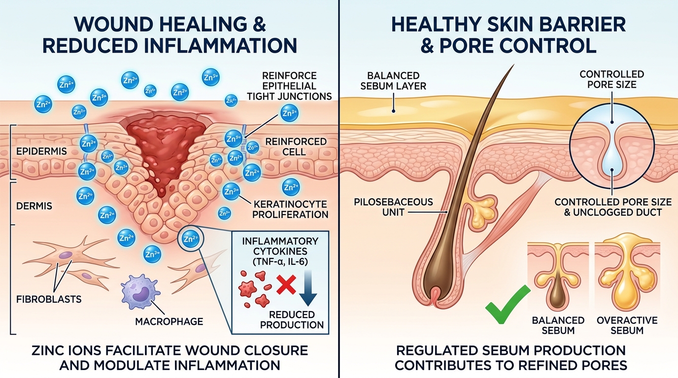 Zinc Deficiency & Acne: The Sebum Regulation Marker (India 2026) illustration